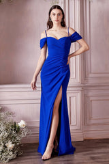 **Cinderella Divine KV1057: Enchanting Off-the-Shoulder Trumpet Gown for Unforgettable Moments**