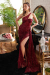 Cinderella Divine's Enchanting Sequin Gown: KV1071