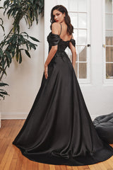 **Cinderella Divine's Enchanting Satin Gown: A Vision of Grace for Special Occasions**