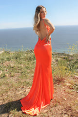 **Cinderella Divine: Shimmering Satin Mermaid Gown for Enchanting Occasions**