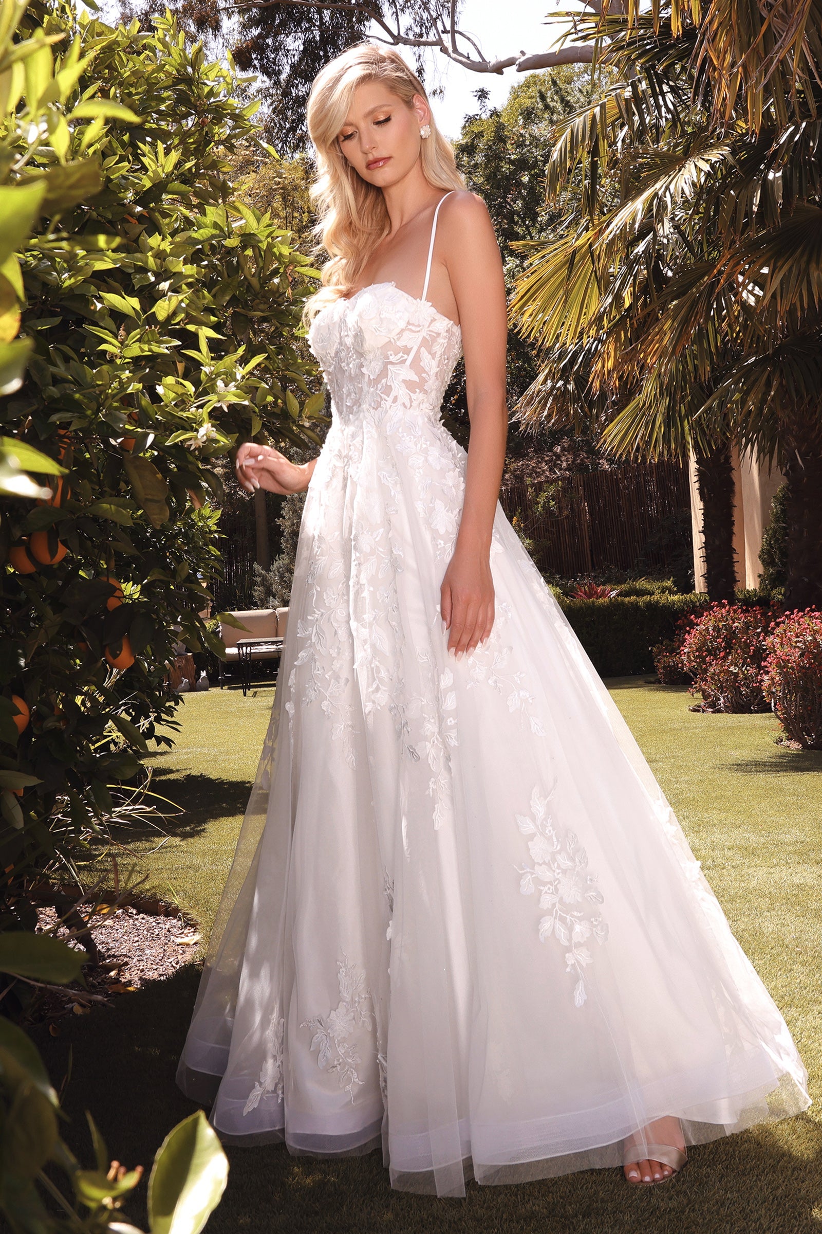 Ethereal Bridal Beauty: Cinderella Divine TY15 Gown