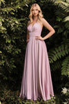 Captivating in Cinderella Divine: Enchanting Satin Gown for Unforgettable Occasions