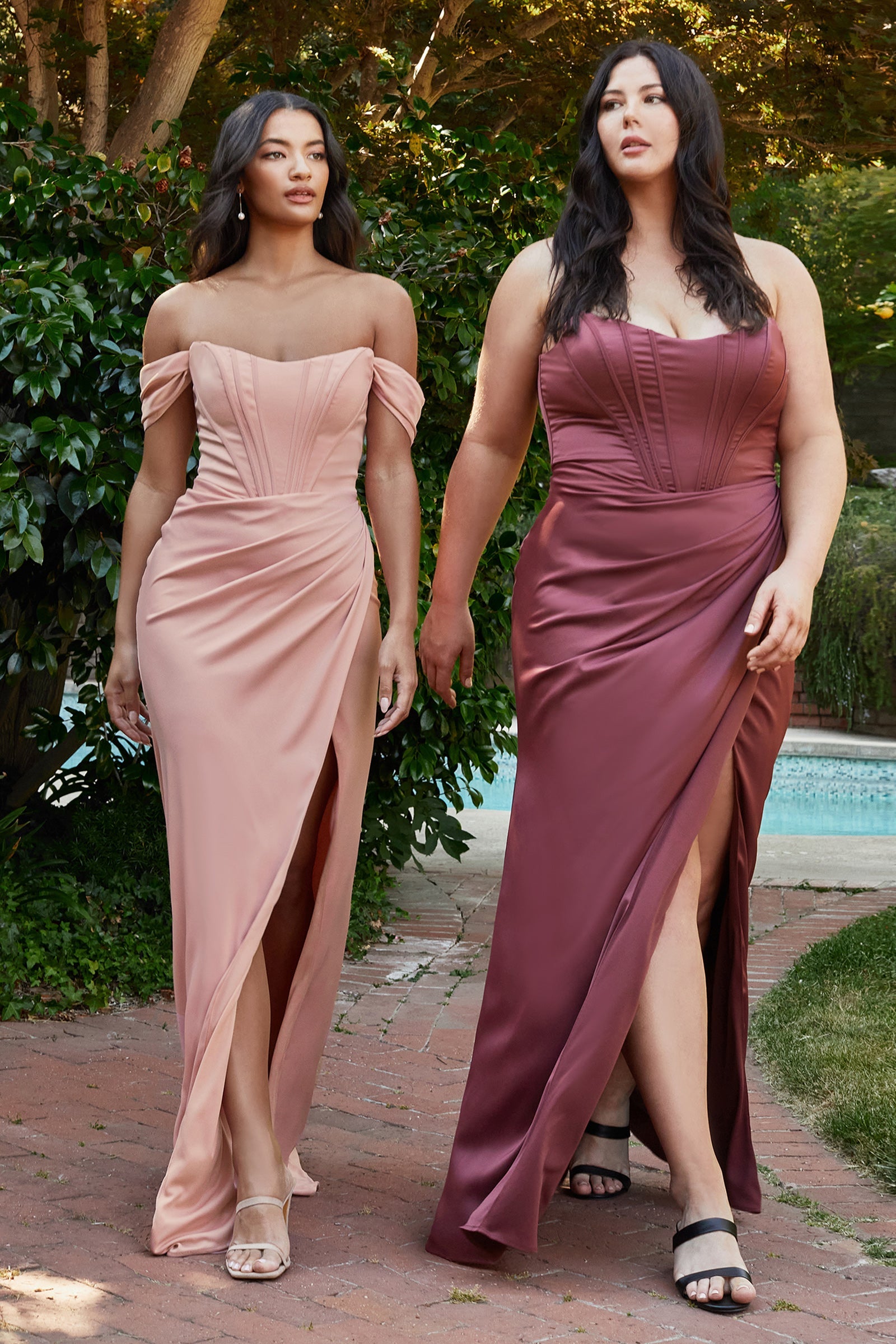 Indulge in Sultry Elegance: Cinderella Divine's Captivating Sheath Gown