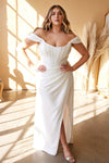 Enchanting Off-the-Shoulder Wedding Dress by Shneu