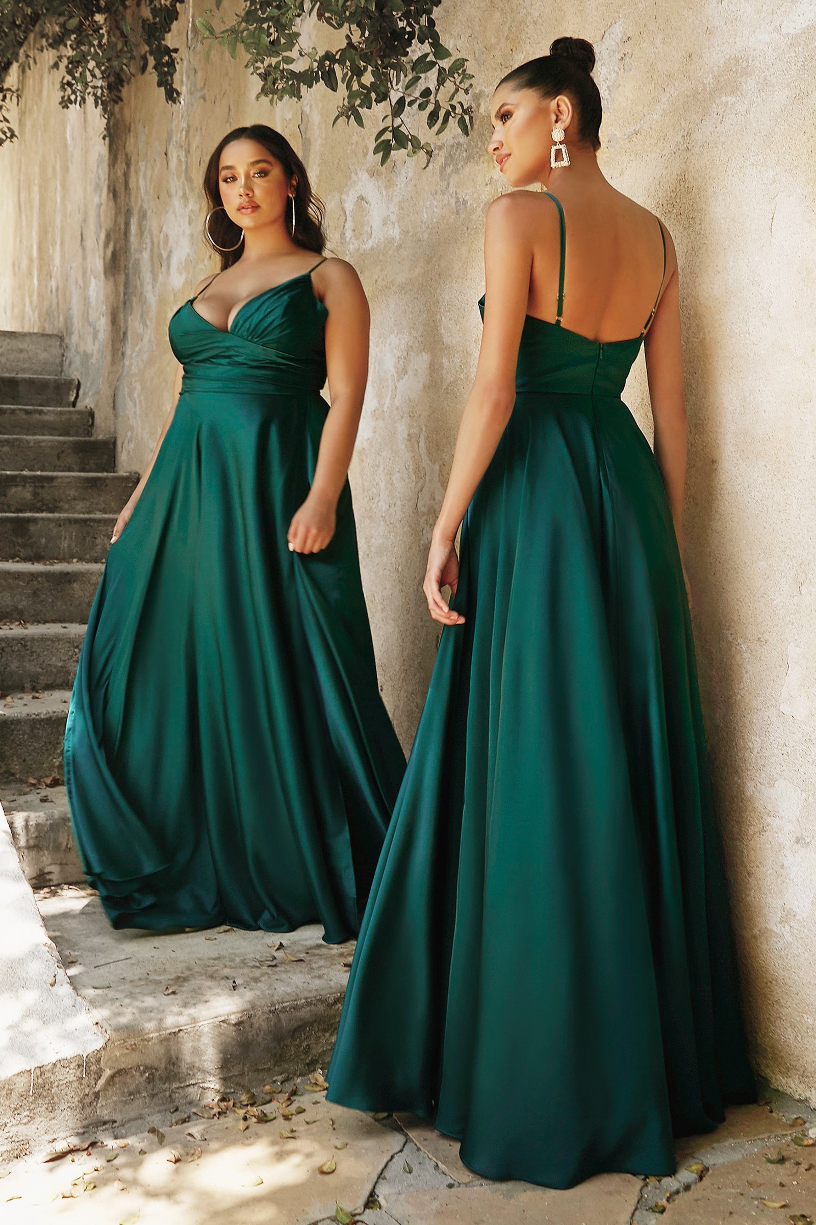 Cinderella Divine: Enchanting Wrap-Style Evening Gown for Unforgettable Occasions