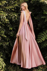 Enchanting Elegance: Shneuisan's Romantic Floor-Length A-Line Dress for Special Occasions