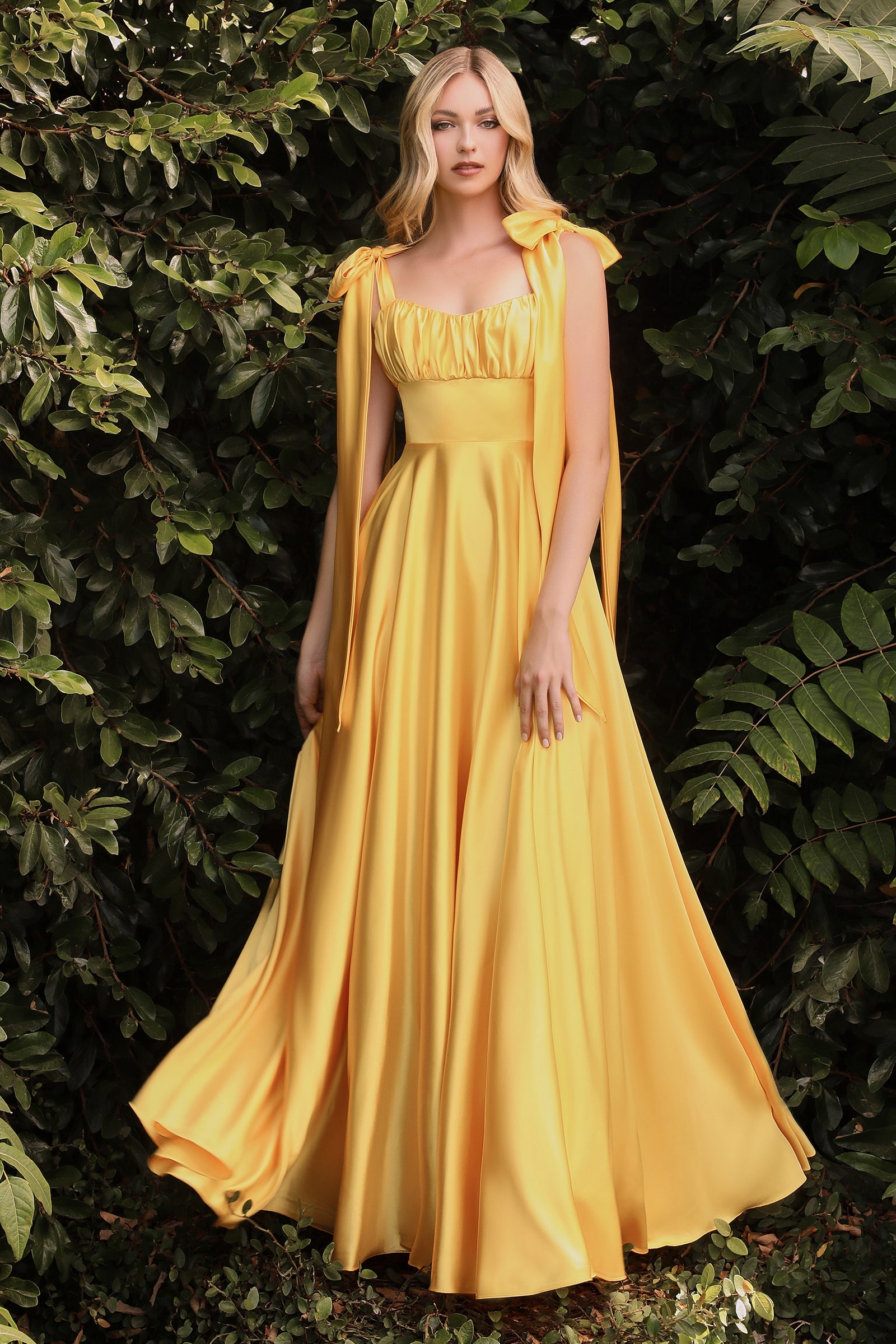 Enchanting Shneuis Dress: Captivate with Romantic Ruching and Alluring Open Back
