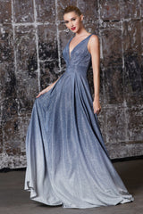 Shimmering Ombre Metallic Gown for Unforgettable Occasions by Shneui