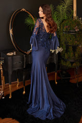 Cinderella Divine's Shimmering Floral Sequin Gown: A Captivating Choice for Unforgettable Occasions