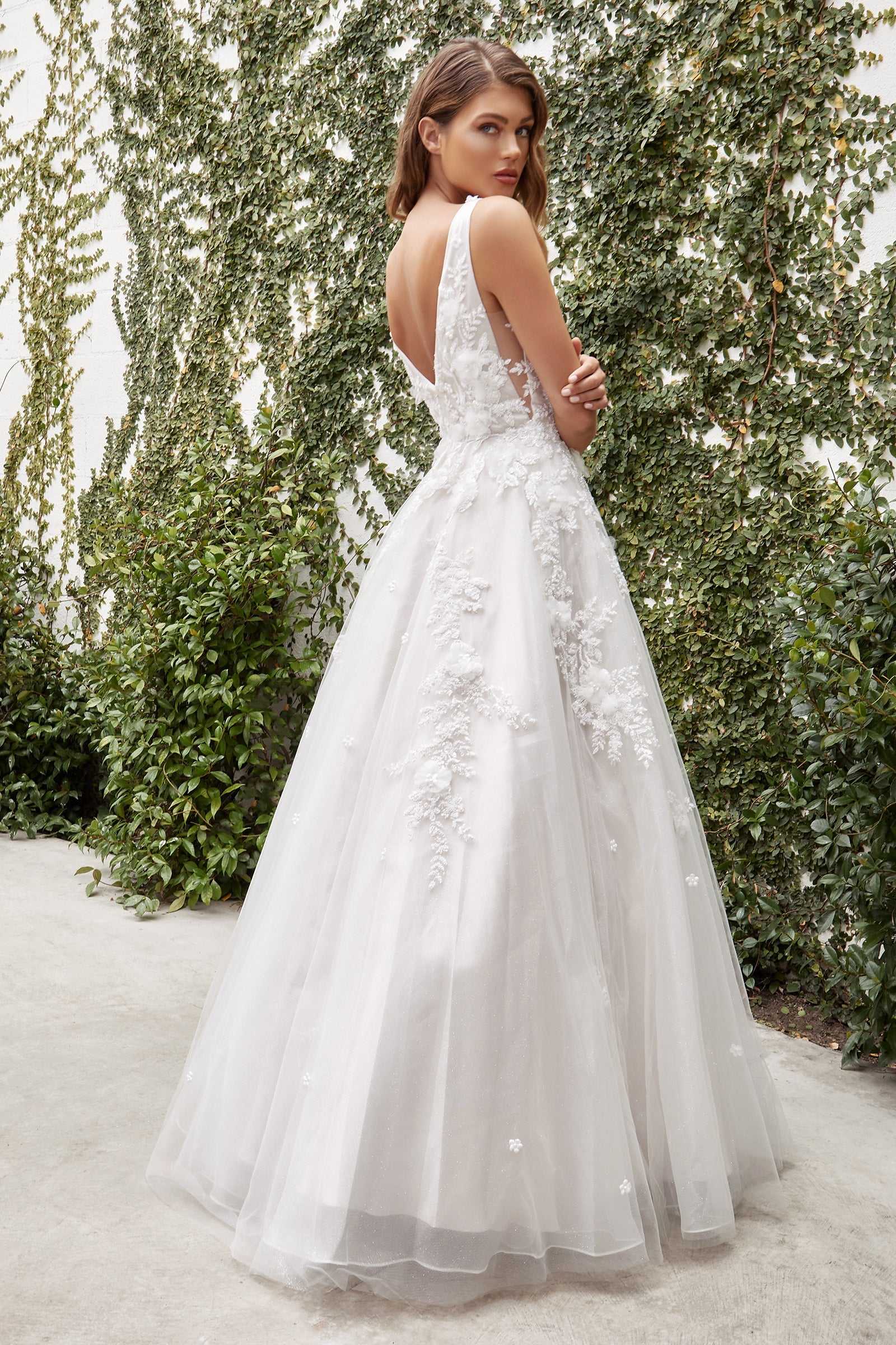 Enchanting Elegance: Cinderella Divine's A1028W Gown for Unforgettable Occasions