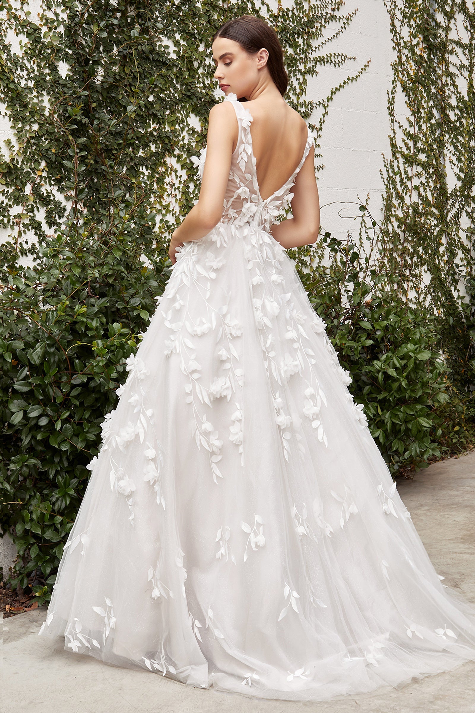 Ethereal Lace Enchantment: Cinderella Divine's A1042W Gown for Unforgettable Occasions