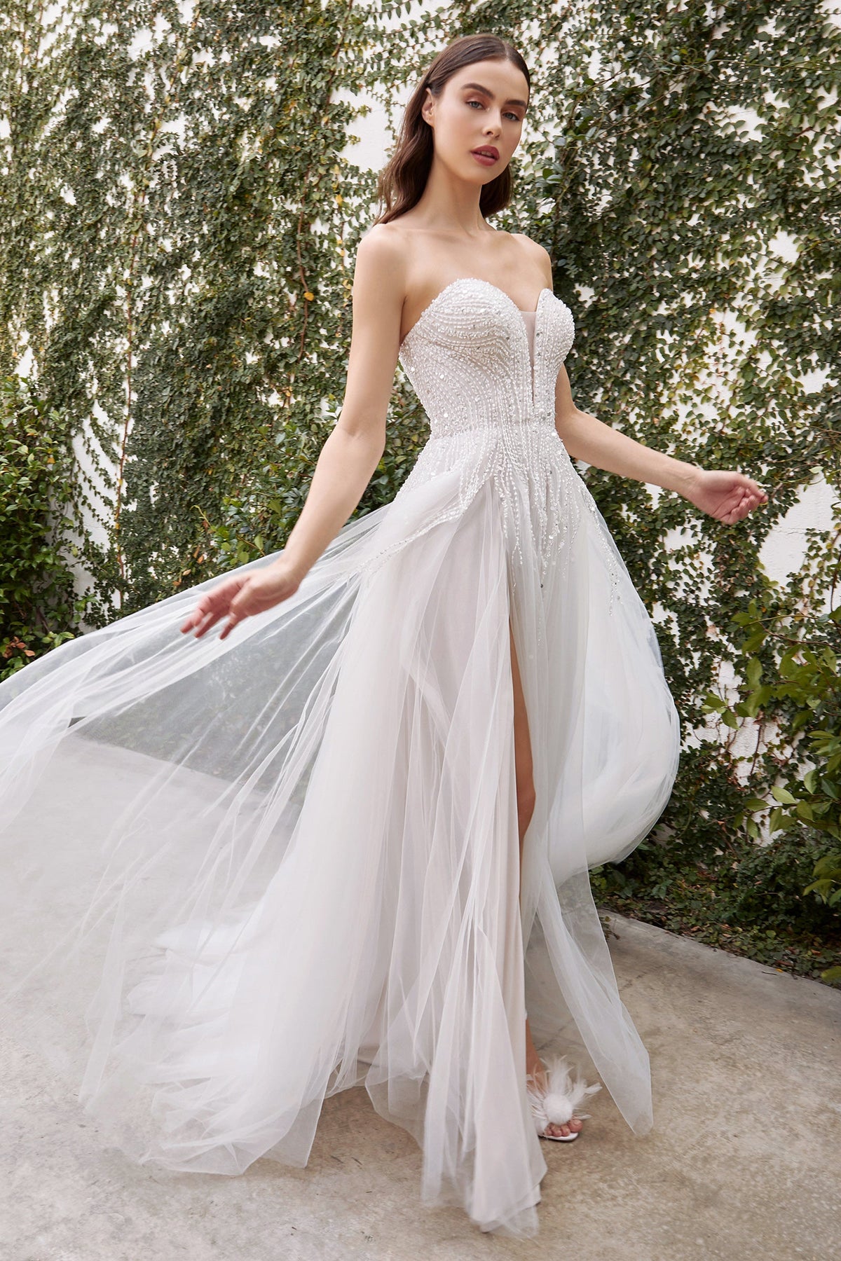 Enchanting Bridal Creation: Cinderella Divine A1071W for the Modern Princess