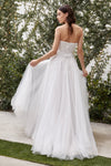Enchanting Bridal Vision: Cinderella Divine's Intricate Beaded Gown