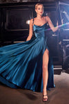 Cinderella Divine Celestial Charm: Captivating Cowl Neckline and A-Line Silhouette