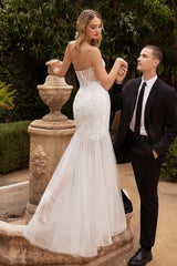 **Enchanting Mermaid Bridal Gown: Luxe Bridal's Beaded Masterpiece**