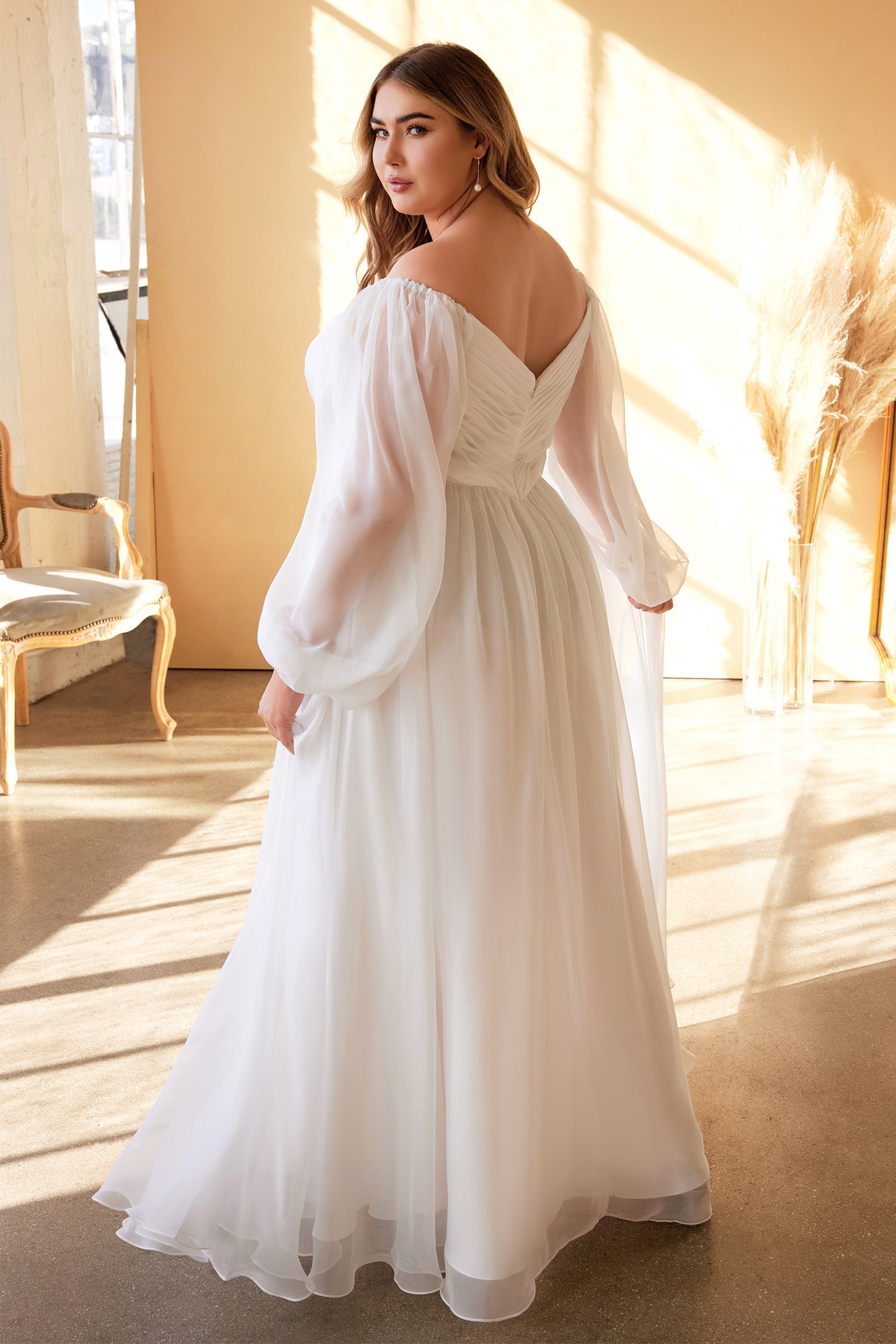 **Enchanting Cinderella Divine Gown for Plus-Size Brides**