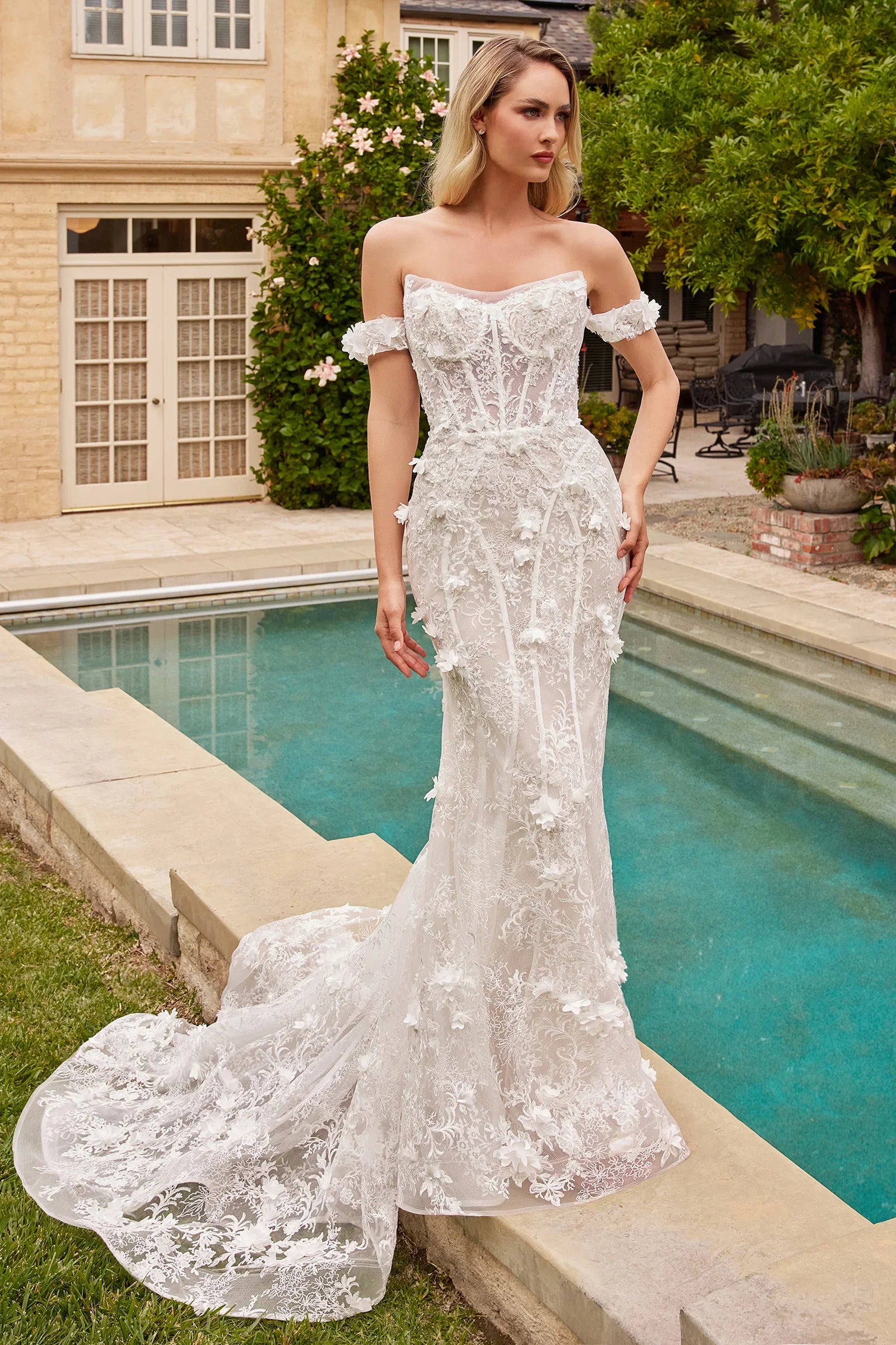 Cinderella Divine CD861W: Enchanting Wedding Gown for the Modern Bride