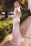 **Cinderella Divine: Enchanting Pearl-Adorned Gown for Unforgettable Occasions**