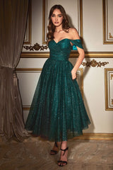 Captivating Glitter and Grace: Cinderella Divine CD870 Dress for Unforgettable Occasions