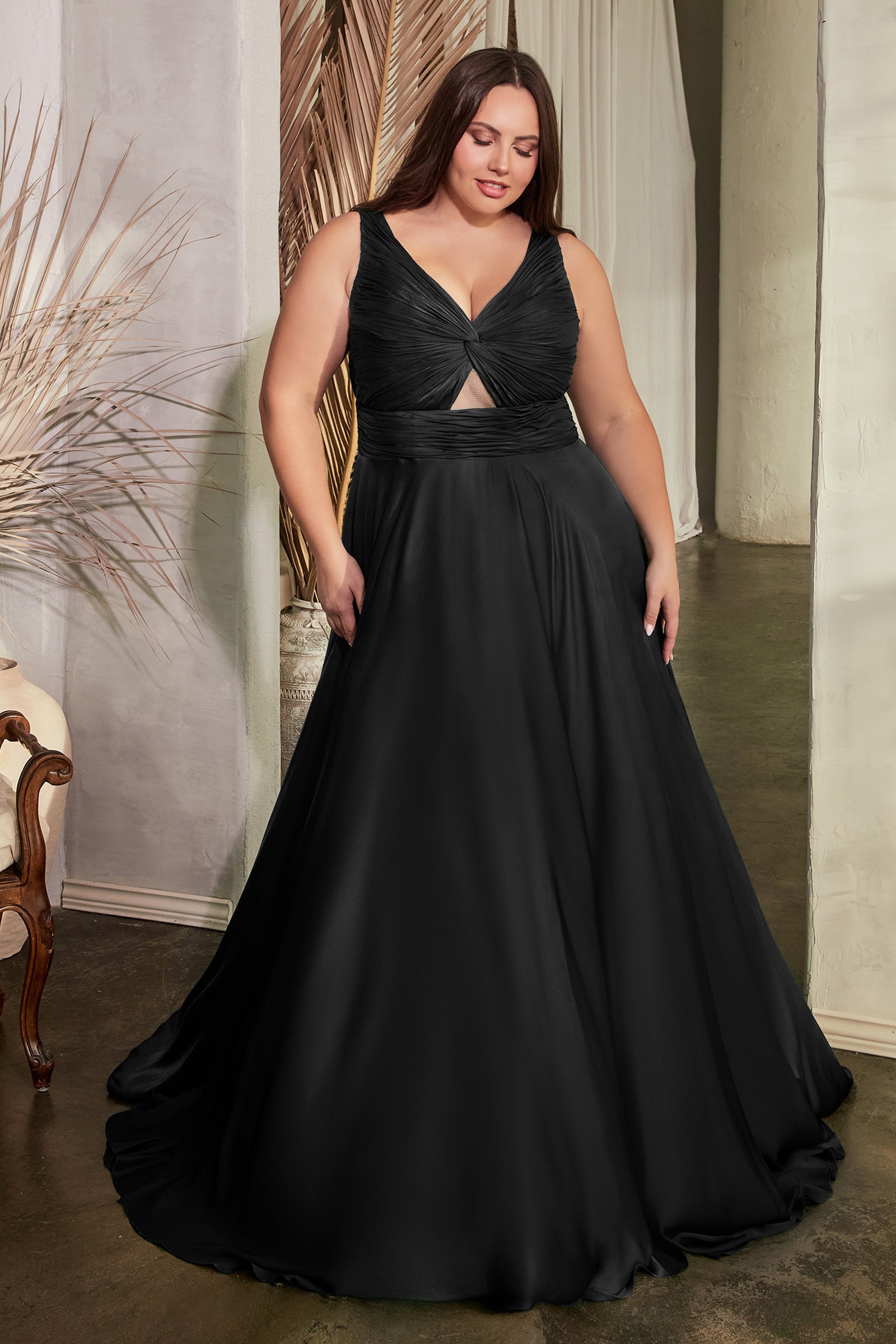 Allure's Enchanting Satin Dress: Sophistication Meets Glamour for Women