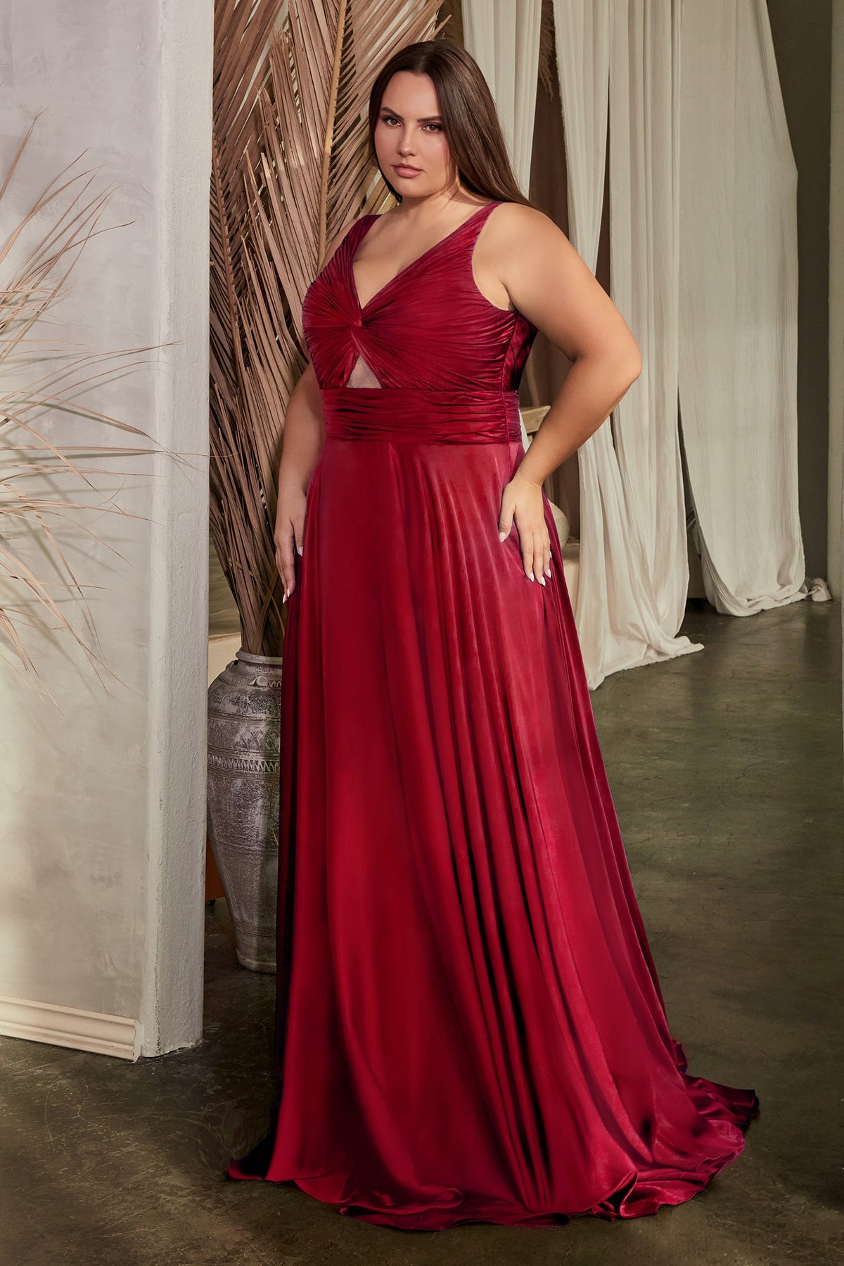 Allure's Enchanting Satin Dress: Sophistication Meets Glamour for Women