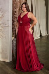 Allure's Enchanting Satin Dress: Sophistication Meets Glamour for Women