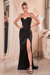 Cinderella Divine Custom Fitted Satin Gown: Embrace Your Inner Radiance