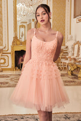 Enchanting Pastel Pleated Dress for Unforgettable Occasions by Cinderella Divine