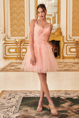 Enchanting Pastel Pleated Dress for Unforgettable Occasions by Cinderella Divine