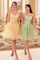 Enchanting Pastel Pleated Dress for Unforgettable Occasions by Cinderella Divine