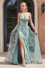 **Cinderella Divine's Shimmering Mermaid Dress: Embrace Ethereal Elegance**
