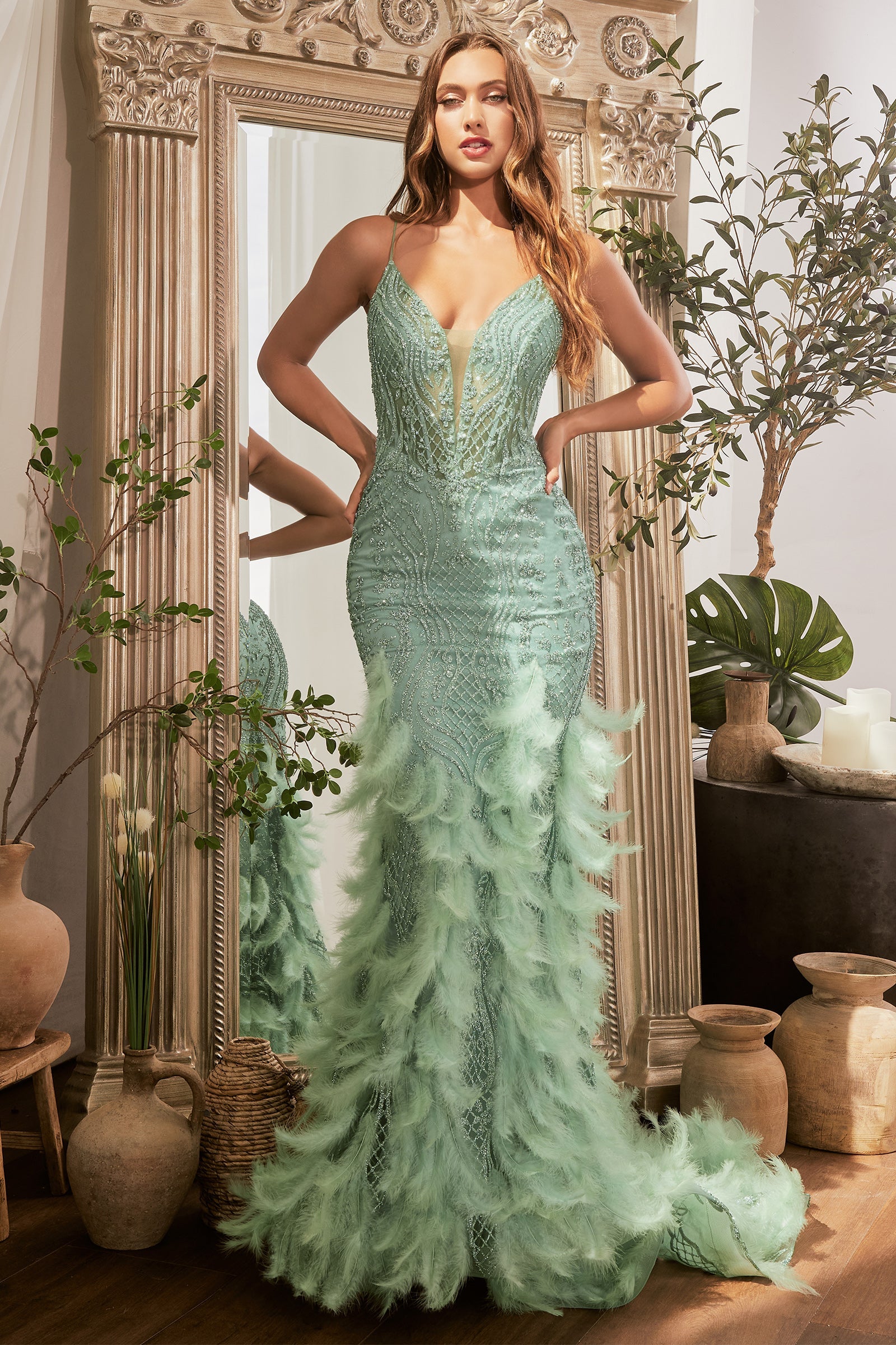 **Cinderella Divine's Enchanting Mermaid Gown: Shimmering Elegance for Unforgettable Moments**