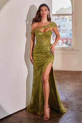 Captivating Cinderella Divine Sequin Gown: Shimmering Elegance for Unforgettable Occasions
