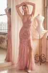 **Cinderella Divine: Shimmering Sequin Gown for a Starlet's Night**