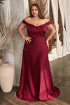 Cinderella Divine: Enchanting Satin Dress for Special Occasions