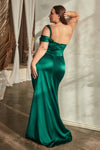 **Enchanting Satin One-Shoulder Gown for Unforgettable Occasions**