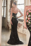 **Cinderella Divine's Enchanting Floral Sequin Dress for Unforgettable Occasions**