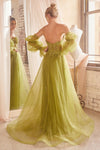**Cinderella Divine's Enchanting Ball Gown: Shimmering Lace and Graceful Silhouette**
