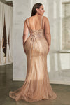 Fitted Rhinestone Sleeveless Tulle Gown: Shimmer and Shine for Unforgettable Moments