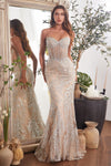 Cinderella Divine: Embellished Mermaid Dress for Enchanting Evenings
