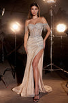 Cinderella Divine's Enchanting Off-the-Shoulder Gown for Unforgettable Occasions
