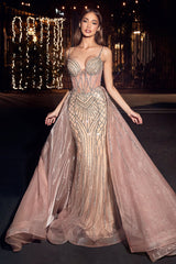 **Cinderella Divine's Enchanting Beaded Gown: A Timeless Masterpiece for Every Occasion**