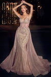 **Cinderella Divine's Enchanting Beaded Gown: A Timeless Masterpiece for Every Occasion**