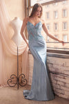 Captivating Fitted Evening Gown: Cinderella Divine's Nightlight of Glamour
