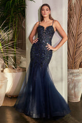 Ethereal Elegance: Cinderella Divine's Shimmering Mermaid Gown