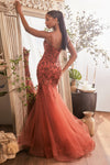 Ethereal Elegance: Cinderella Divine's Shimmering Mermaid Gown