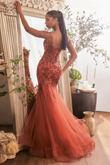 Ethereal Elegance: Cinderella Divine's Shimmering Mermaid Gown