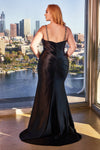 Cinderella Divine: Embrace Enchanting Elegance with Our Fitted Satin Gown