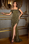 Captivating Curves: Shimmering Sequin Gown by Cinderella Divine