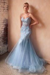 **Cinderella Divine's Enchanting Floral Mermaid Gown: A Vision of Grace and Elegance**